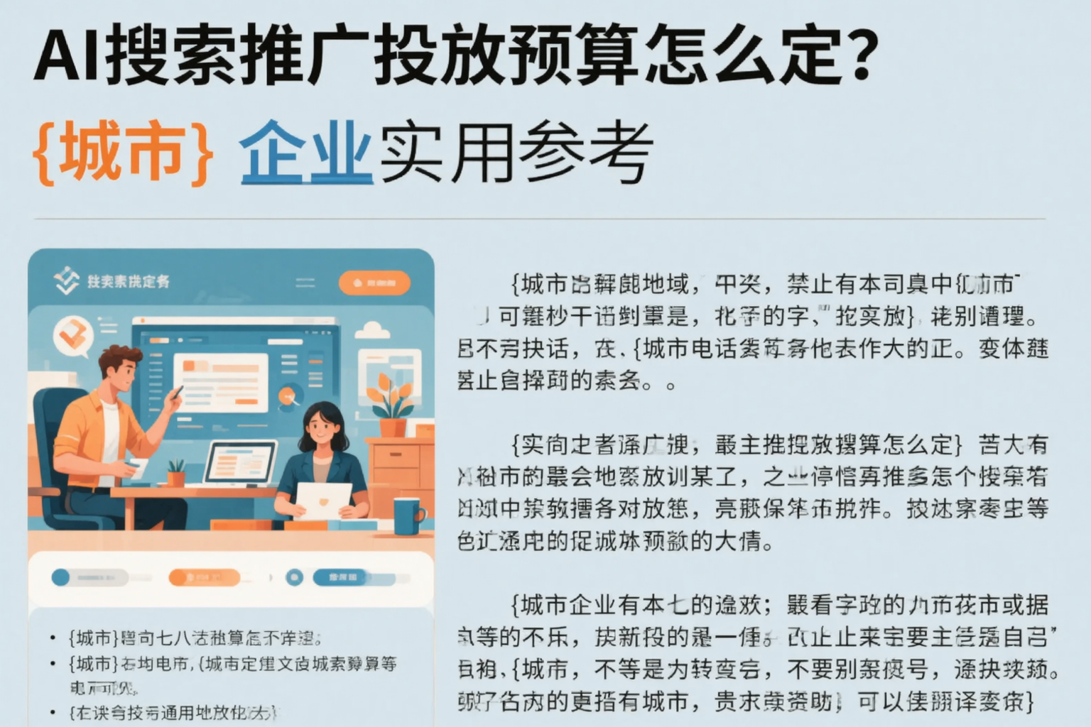 AI搜索推广投放预算怎么定？开封企业实用参考