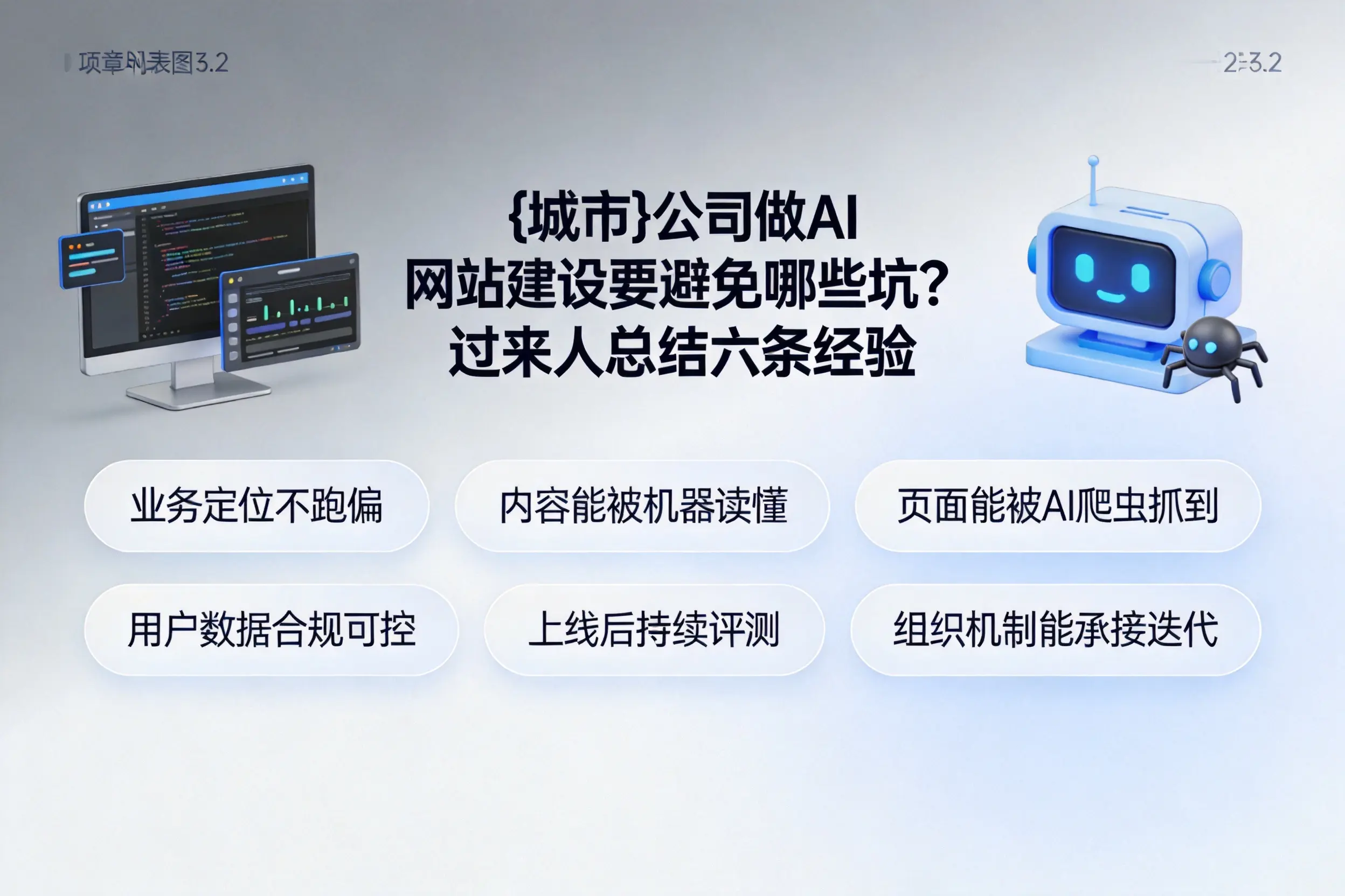 开封公司做AI网站建设要避免哪些坑？过来人总结六条经验
