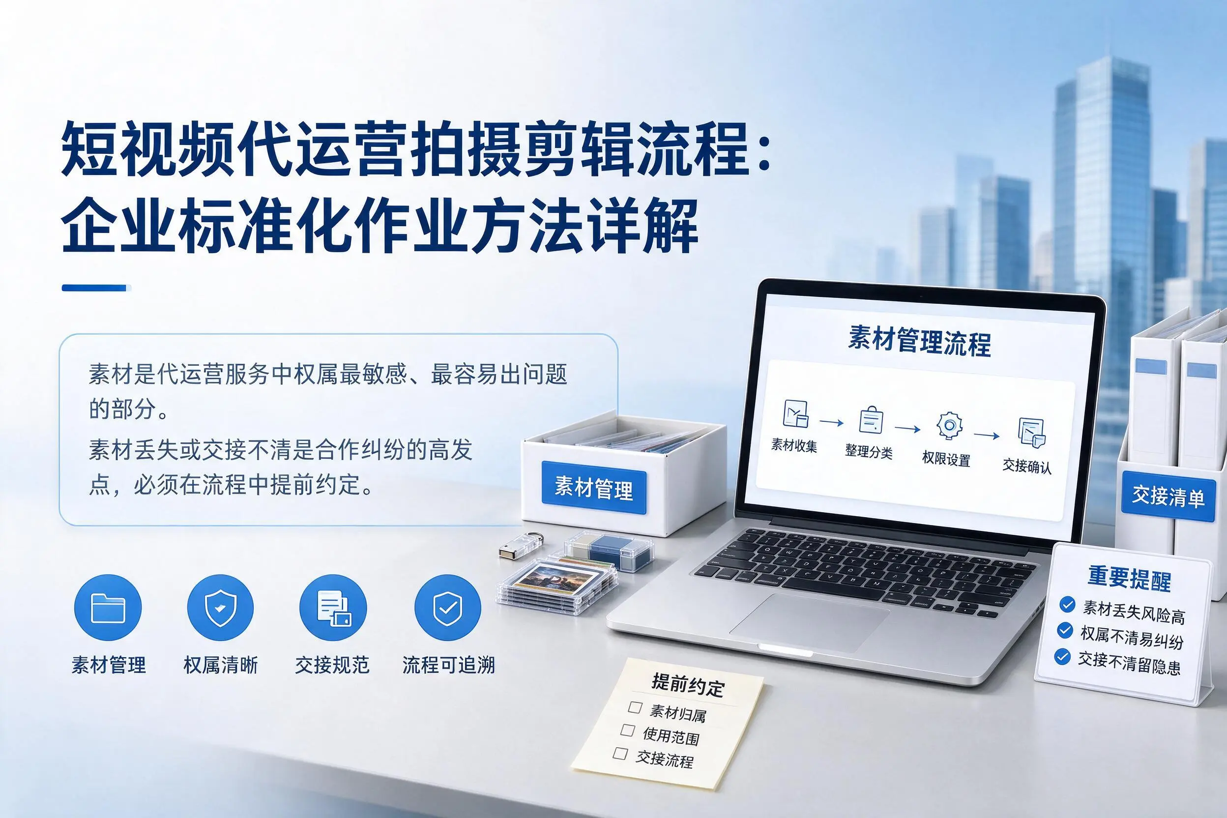 短视频代运营拍摄剪辑流程：开封企业标准化作业方法详解