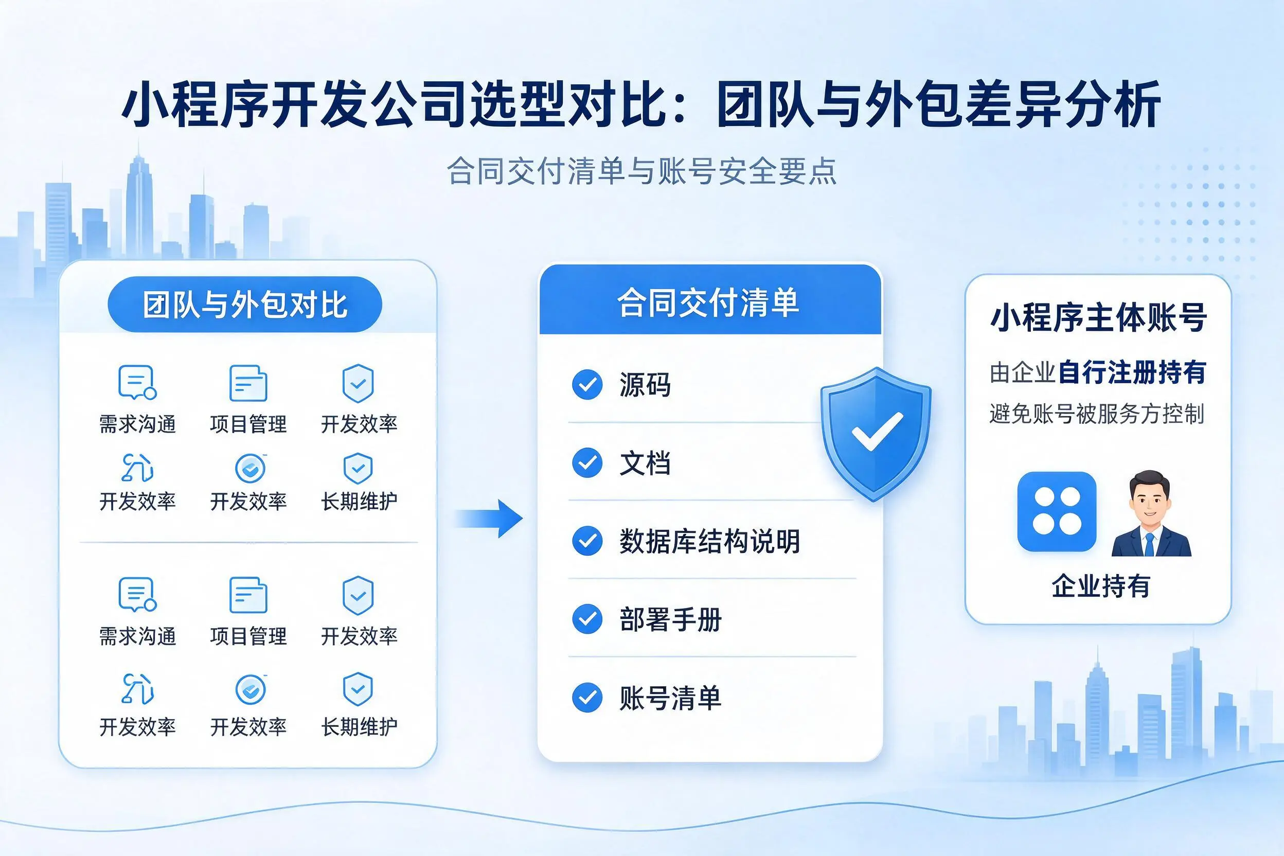 开封小程序开发公司选型对比：团队与外包差异分析