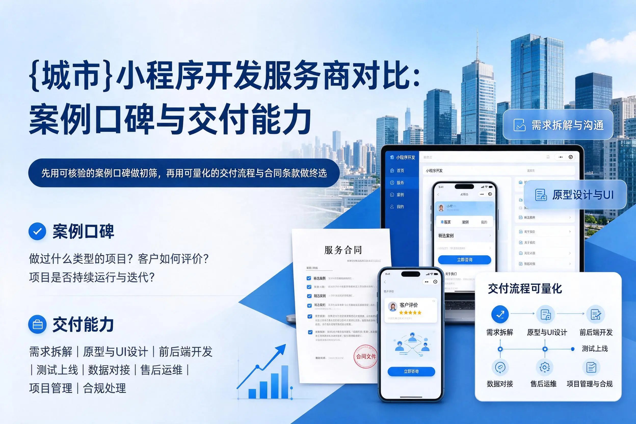 开封小程序开发服务商对比：案例口碑与交付能力