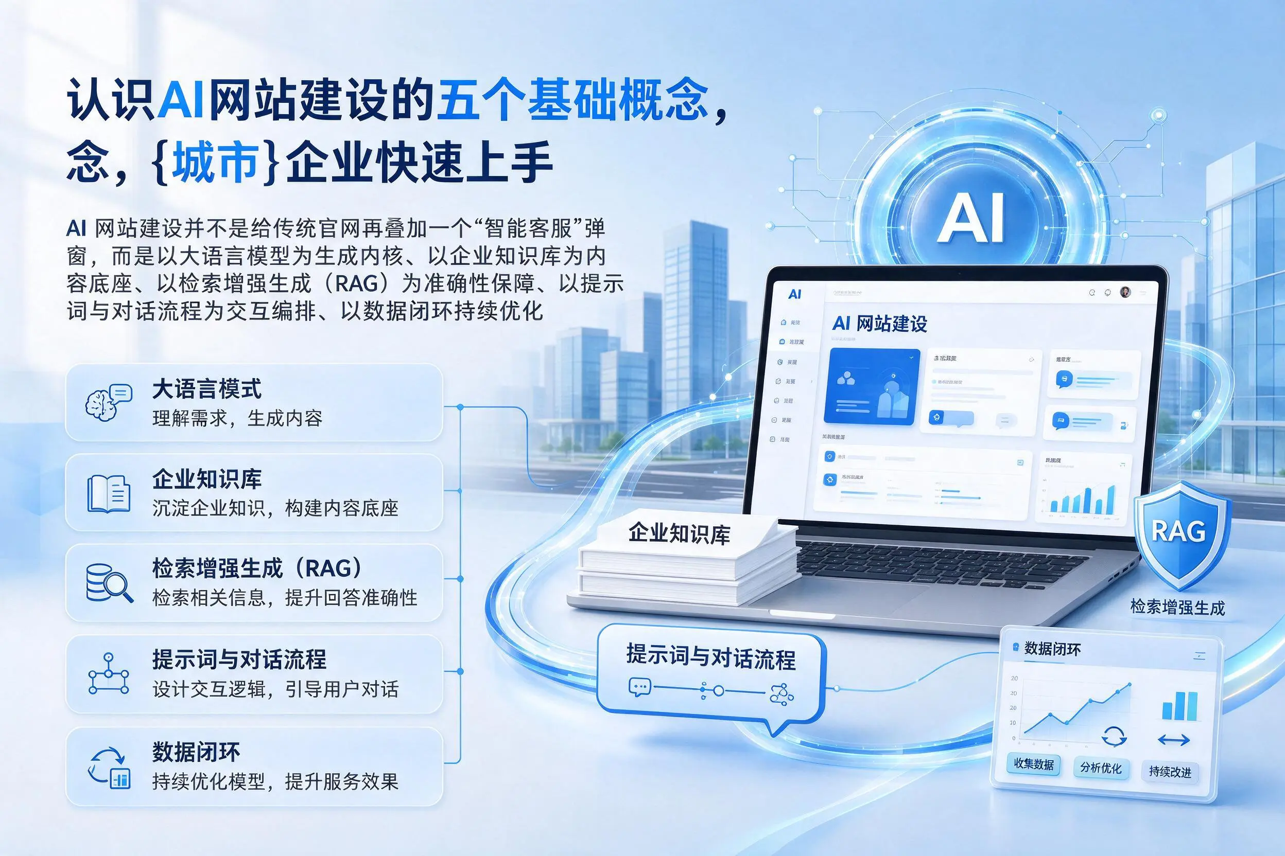 认识AI网站建设的五个基础概念，开封企业快速上手
