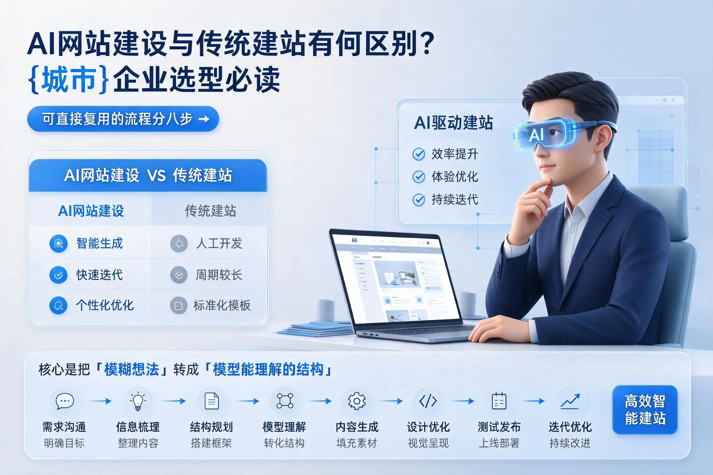 AI网站建设与传统建站有何区别?开封企业选型必读