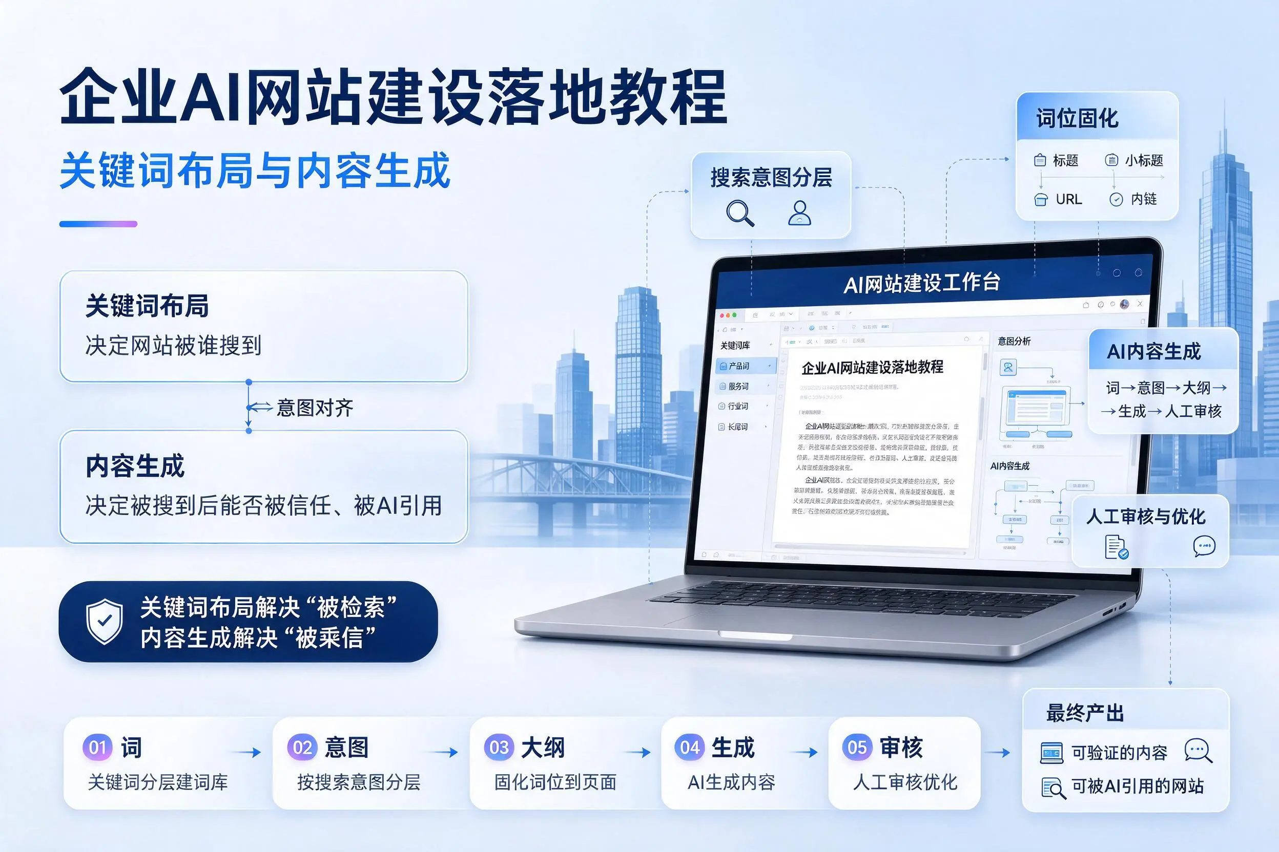 开封企业AI网站建设落地教程:关键词布局与内容生成