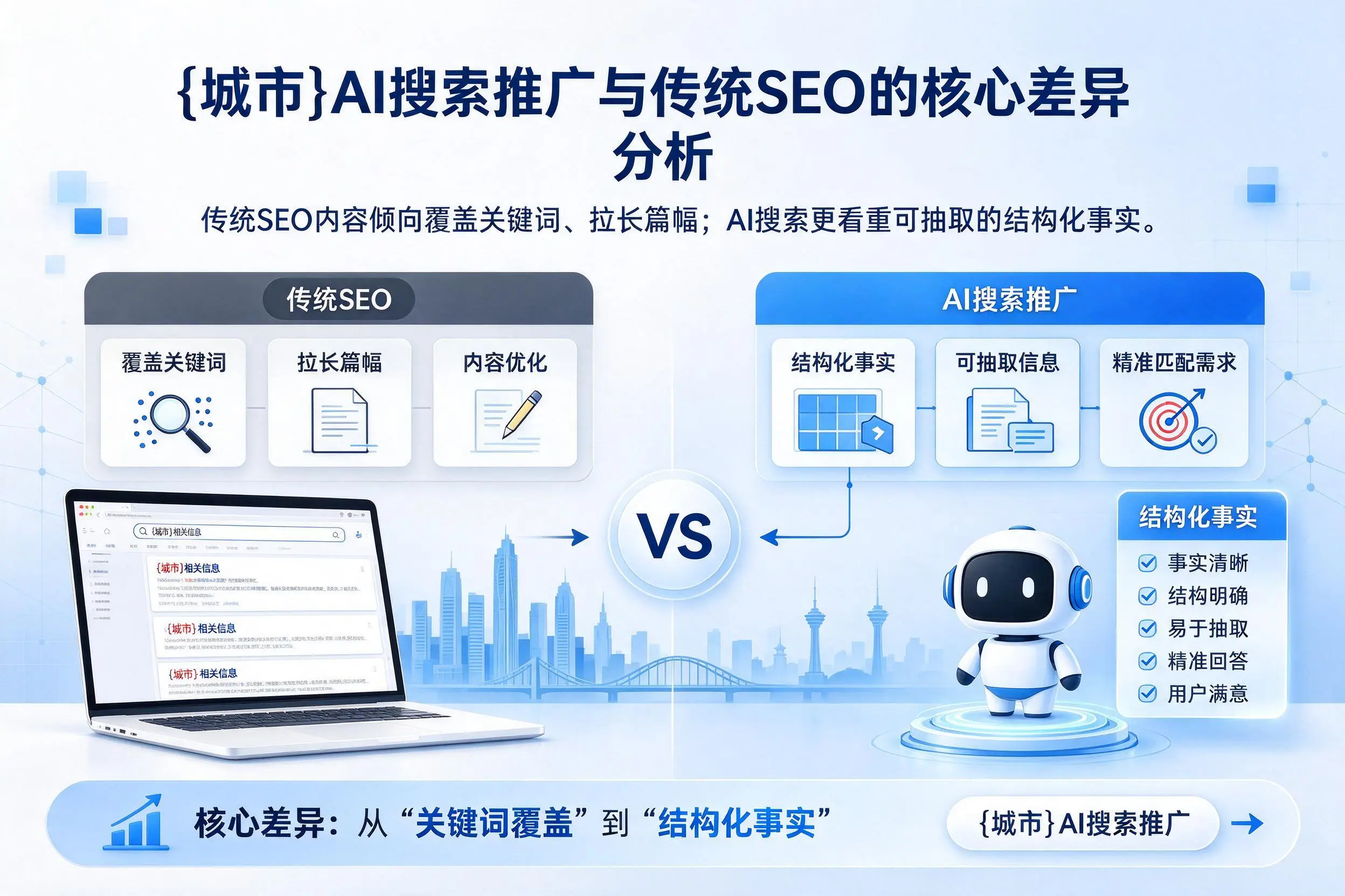 开封AI搜索推广与传统SEO的核心差异分析